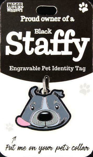 Picture of BLACK STAFFY ID TAG